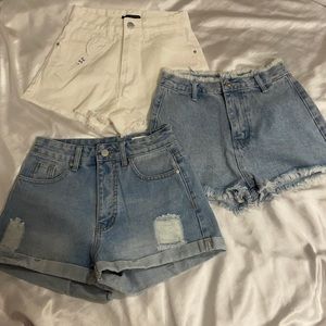 3 Pack Shein Jean Shorts (All Size XS/0)